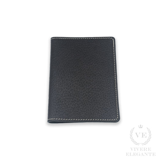 Porta documenti pig skin nero