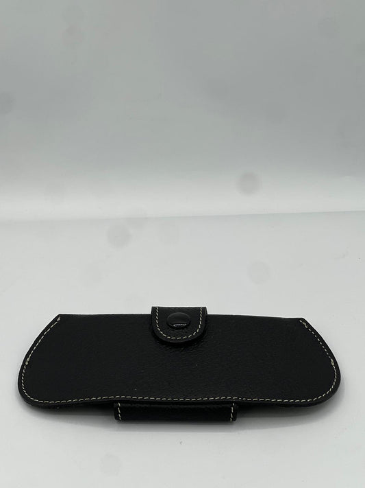 custodia da occhiale pig skin nero